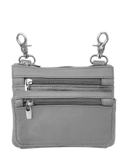 Money Belt Pack With Clips 3097L GRAY